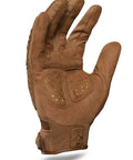 Tactical Operator Impact Glove Coyote Brown Medium with Back of Hand TPR Protection, Terry Cloth Sweat Wipe, and Hook and Loop Closure