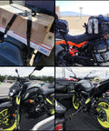 Beefy Soft Loop Tie Down Straps Pack Of 6, 1500 Lb Load Capacity And 4500 Lb Break Strength securing motorcycles and packages