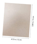 Mica plate sheet measures 4.72x5.89 inches for microwave waveguide covers, part of 12 Pack Mica Plate Sheets For Microwave Waveguide Covers.