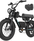 R7 Electric Bike For Adults With 750W Motor Top Speed 25 MPH Up To 50 Mile Range Per Charge 20 Inch Fat Tires UL Certified