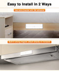 Rechargeable LED Closet Light With Remote 5 Pack Dope Bright White 150 Lumens Motion Sensor mounted with 3M tape and magnets