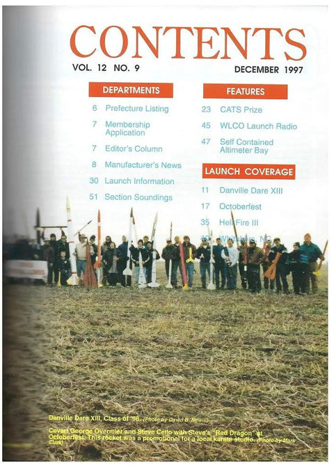 December 1997 Issue For Rocketry Fans Pro Build Plans Flight Tips And Safety Guidelines For Serious Enthusiasts Gearhead Approved