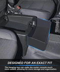 Center Console Hanging Organizer Box For Chevy Silverado GMC Sierra 1500 2019 2026 And Silverado Sierra 2500HD 3500HD 2020 2026 With Split Bench Folding Seats Easy Access Truck Storage Caddy For Maximum Organization, installed view