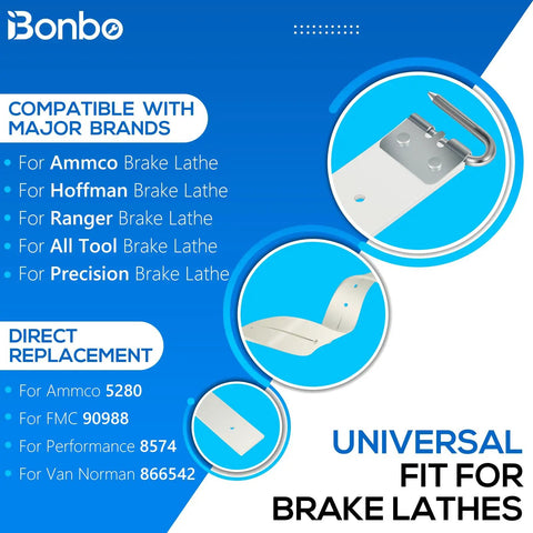 PN 80B Brake Lathe Drum Silencer Band Universal Rubber Noise Reduction Band for major brake lathe brands, image listing compatibility