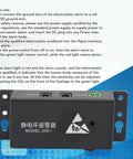 ESD Waist Strap Monitor With Real Time Alarm And Dual Grounding Check For Electronics Manufacturing And Labs US Plug 100 240V Auto Alarm Keeps Static Off PCBs And Chips, showing control unit with detailed instructions.
