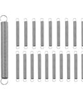 20 Pack Stainless Steel Extension Springs With Dual Hooks For DIY Home Furniture Repair 0.3mm Wire Diameter 3mm Outer Diameter 30mm Length Small Mechanical Compression Springs Set