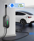 Top Shelf J1772 Electric Vehicle Charging Cable With Smart Led Display supports Level 1 and 2 within 17ft for home use.