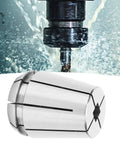 Premium High Speed Steel Milling Lathe Collet With Automatic Release So End Mills Stay Loose Hella Smooth Action For Cnc Engraving And Precision Industrial Machining 8 X 6. 2 Mm shown in action with water splashing