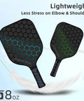 All In One Pickleball Gear Kit With 4 Fiberglass Graphite Paddles, 2 Outdoor Balls, 2 Indoor Balls, Lead Tapes, Bag, And Essentials