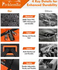 Rooftop Cargo Carrier Bag 30 Cubic Waterproof For All Vehicle Roofs With Durable 840D PVC Material and Reinforced Straps