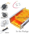 Dryer Heating Element Kit For WED4850HW0 WED49STBW1 WED4900XW0 WED4950HW0 WED4800XQ0 WED4800XQ1 WED4616FW0 Replacement Upgrade 279838