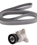 Heavy Duty Accessory Drive Belt Tensioner And Serpentine Belt Kit For Chrysler 200 Avenger Caliber Journey Jeep Compass Patriot Sebring 2007 To 2020 Save Money Diy Garage Faster Than Repair Shop Engine Humming Rock Solid Keep Your Ride Smokin Good, belt and tensioner