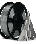 Petg Filament 1.75mm Metallic Silver For 3D Printing Ultra Fast 600mm/s High Speed Printing 1kg Spool with 3D Printed Model
