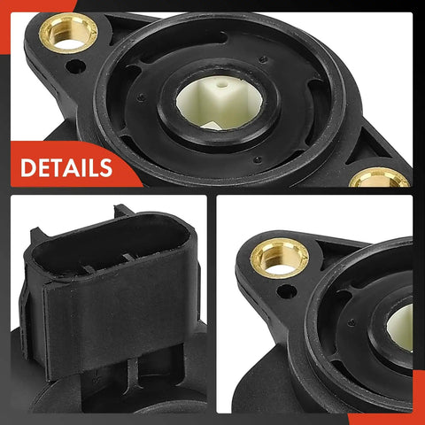TPS Throttle Position Sensor For Toyota And Pontiac Vehicles With OE Grade Performance Fits 4Runner Celica Corolla Hilux Matrix T100 And Tacoma Models From 1997 To 2006 Easy Install Plug N Play black plastic sensor with 3-wire connector