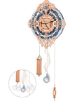 Dope Wooden Clock Kit 3D Mechanical Puzzle For Adults Buildable Wall Clock With Pendulum Quartz Movement Easy Assembly