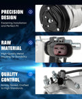 Rock Solid AC Compressor With Clutch For Peak Cooling Performance Heavy Duty Replacement showing precision design and quality control.