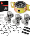 Front And Rear Propeller Shaft Bearing Carrier And Heavy Duty U Joint Kit For Ranger And RZR 570 900 1000 Series