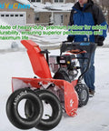 Heavy Duty Replacement Inner Tube For 4.10 3.50 4 Inch Tires With Bent Valve Stem TR87 Built To Last next to snowblower