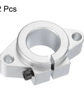 2 Pcs SHF25 Aluminum Linear Rod Rail Shaft Support Bracket Set For 25mm Shaft, beefy duty clamp mount