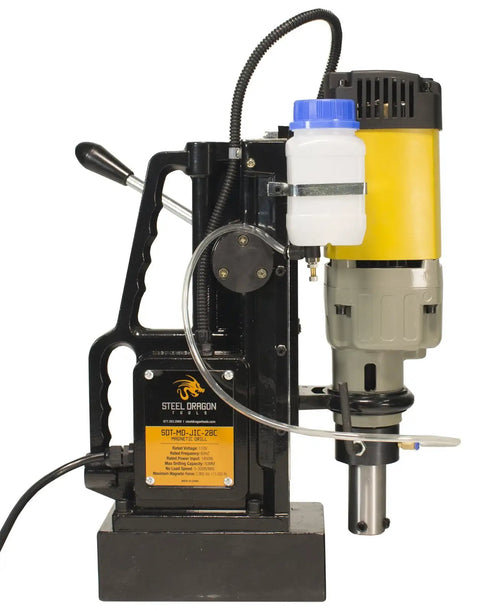 Tough As Nails Magnetic Drill Press With 1850 Watt Motor and precision rack for steel plate piercing work.