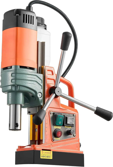Hardcore 1450W Magnetic Core Drill 2 Inch Hole Capacity 2922 Pound Holding Force Variable Speed Copper Motor close-up view