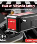 Top Rated 7500mAh Self-Priming Oil Change Pump Compatible With EAFC 140W, built-in battery, suctioning grease through pipe.