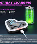Pink Heart Shaped Car Interior Ambient Light For Windows With 5 Modes Type C And Solar Charging Easy Suction Cup Install Totally Dope Gift For Women And Men Car Decor That Stands Out Pack Of 1 showing battery charging options