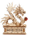 Mind Blowing Wood Dragon 3D Puzzle For Adults With Hidden Compartment Mechanical Puzzle Box DIY Model Kit Brain Teaser