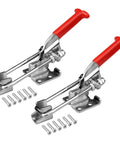 Two Pack Beefy Toggle Latch Clamp 304 Stainless Steel Adjustable Quick Release Latches With 440 Pound Load Capacity for woodworking use