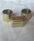 Set Of 6 Brass And Silver Ferrule Collars For Walking Stick Spare Part Durable Solid Brass Construction With Dual Finish