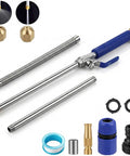 Beast High Pressure Power Washer Wand For Car Cleaning Gutter Patio Window Pet Bath Hydro Jet Hose Nozzle Flexible Water Sprayer Lance With Long Reach All Weather Blue featuring parts
