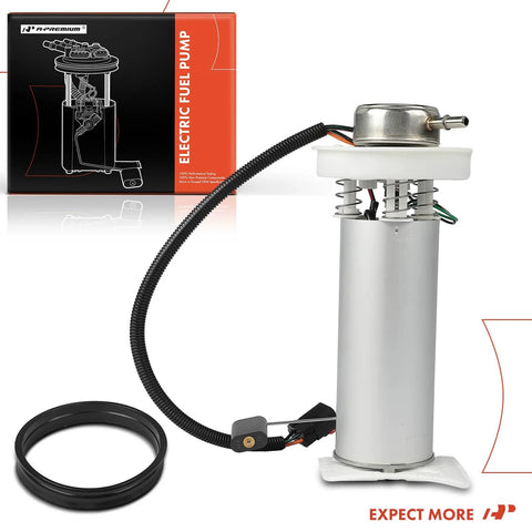 Electric Fuel Pump Module Assembly With Sending Unit For Jeep Cherokee XJ 1997 1998 1999 2000 2001 2.5L 4.0L Gas Engine Direct Fit Replacement Replaces E7121MN P75040M SP7121M FG1076 High Quality Auto Part on white background