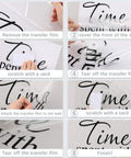 Step-by-step application guide for Crazy Loud Love Wall Decal Vinyl Sticker Inspirational Family Quote Art For Bedroom Living Room Office Decor Peel And Stick Easy Home Makeover Removable Wall Art For Any Room.
