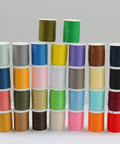 30 Color Polyester Sewing Thread Set With 50 Yard Mini Spools, Includes Needles And Threading Tool, Versatile For Hand Or Machine Sewing