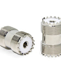 UHF Female To Female Coaxial Adapter Coupler 5 Pack For PL259 Barrel Connectors CB And Ham Radio Antenna Gear SWR Meter Cable Extension