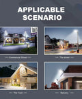 LED Parking Lot Light 150W Outdoor Floodlight 19500 Lumens lighting various outdoor areas scenario