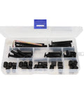 Built Different M6 Hex Socket Cap Bolts And Slotted Barrel Nuts Assortment Kit For Crib Cot Bed Furniture Hardware with black screws.