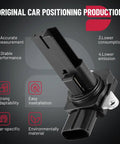 Mass Air Flow Sensor MAF 22680 AA380 Drop In Replacement For Subaru sensor with black casing.