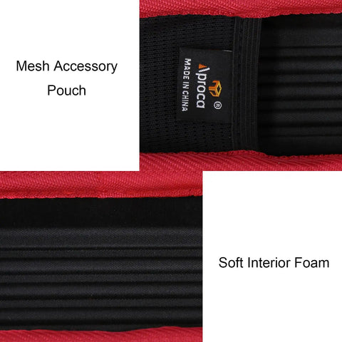 Tough As Nails Protective Travel Case For Twist 2.0 Rechargeable 4V Cordless Screwdriver showing mesh accessory pouch and soft interior foam.