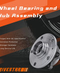 Front Wheel Hub And Bearing Assembly For Audi A3 Quattro And TT Quattro, VW Golf Jetta Passat Beetle Tiguan GTI And More, Drop In Replacement That Fits 2006 To 2019 VW And Audi Models, Premium Bearing Grease Included