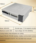 1000W 110V Servo Motor Kit With Driver CNC Controller, 17-bit encoder, RS-232, RS-485 interface, 159mm x 160mm x 46mm dimensions