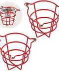 Heavy Duty Red Fire Sprinkler Head Guard Cage Cover For 1 2 And 3 4 Inch Systems Easy Install No Hassle Rugged Steel Mesh 2 Pack