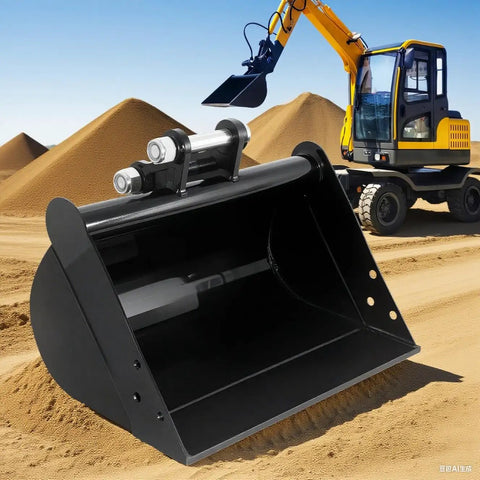 Toothless Bucket Attachment For Mini Excavators Up To 3 Tons Built Tough For Real World Ground Leveling And Trench Trimming