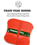 Orange Chipping Plate Training Tool For A Killer Short Game Balance And Weight Shift To Improve Chipping Technique And Consistency