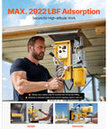 Heavy Duty Magnetic Drill Press With 1400W Copper Motor And Rock Solid 2922 Lbf Holding Force Delivers smooth variable speed drilling