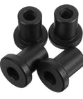 4 Pack Heavy Duty Carbon Steel Sliding Track Spacers And Metal Clamps For Barn Door Mounting And Replacement on white background