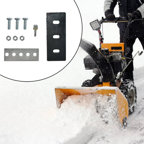 Upgrade Your Two Stage Snow Blower With This Universal 3 Blade Impeller Kit To Boost Throwing Power And Efficiency By Reducing The Gap For Smashing Through Heavy Winter Flurries And Popping Clear Driveways Effortlessly. Universal 3 blade impeller kit components with bolts and metal, ideal for snow blower enhancement.