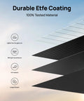 Image showing Durable ETFE coating layers for One Stop 350W Portable Power Station With 40W Foldable Solar Panel And 288Wh LiFePO4 Battery Solar Generator For Off Grid Living RV Camping Laptops Phones CPAP And Hurricane Emergency Backup Power