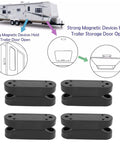 4 Pairs Magnetic Luggage Door Latch And Holder Kit For RV And Travel Trailer Magnetic Door Catch With Mounting Screws