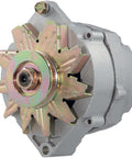 Front view of New Professional Grade Alternator 335-1093 Replacement for Auto Electrical System with greased components, ISO certified.